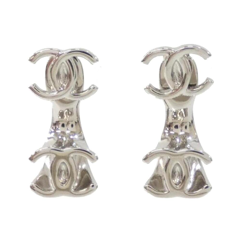 CHANEL Silver Earrings